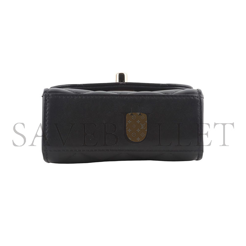 CHANEL TREND MINI CROSSBODY BAG IN LAMB WITH GOLD CC CHAIN A81633 (11*11*5.5cm)